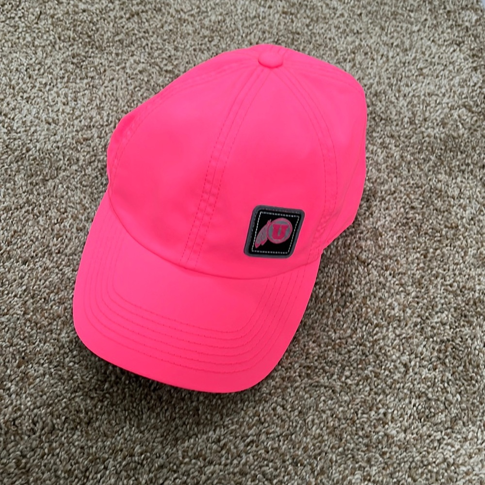 Hot Pink University of Utah baseball hat! Worn once! Perfect condition!